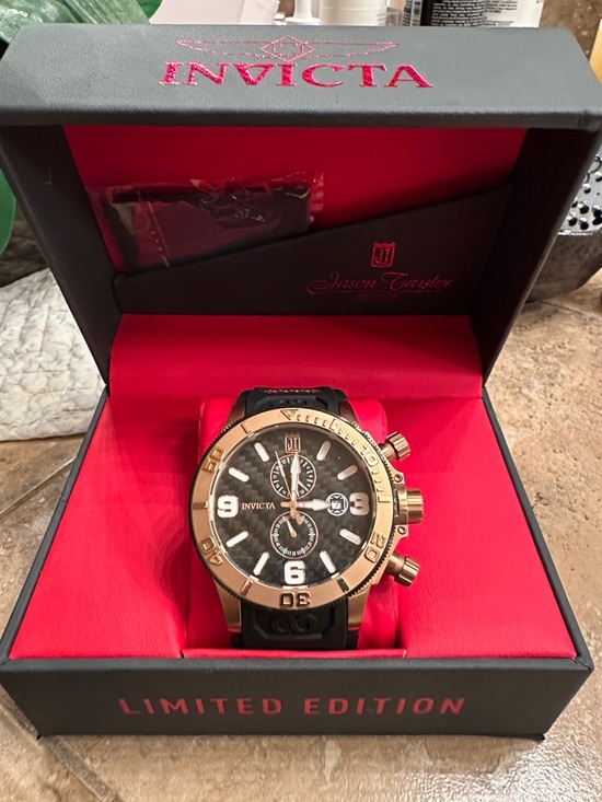 Invicta Other - Invicta Black Box with Red Lettering - Limited Edition